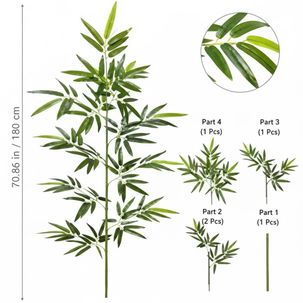 Artificial Bamboo Leaves 180cm