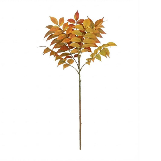 Artificial Orange Caladium 76cm