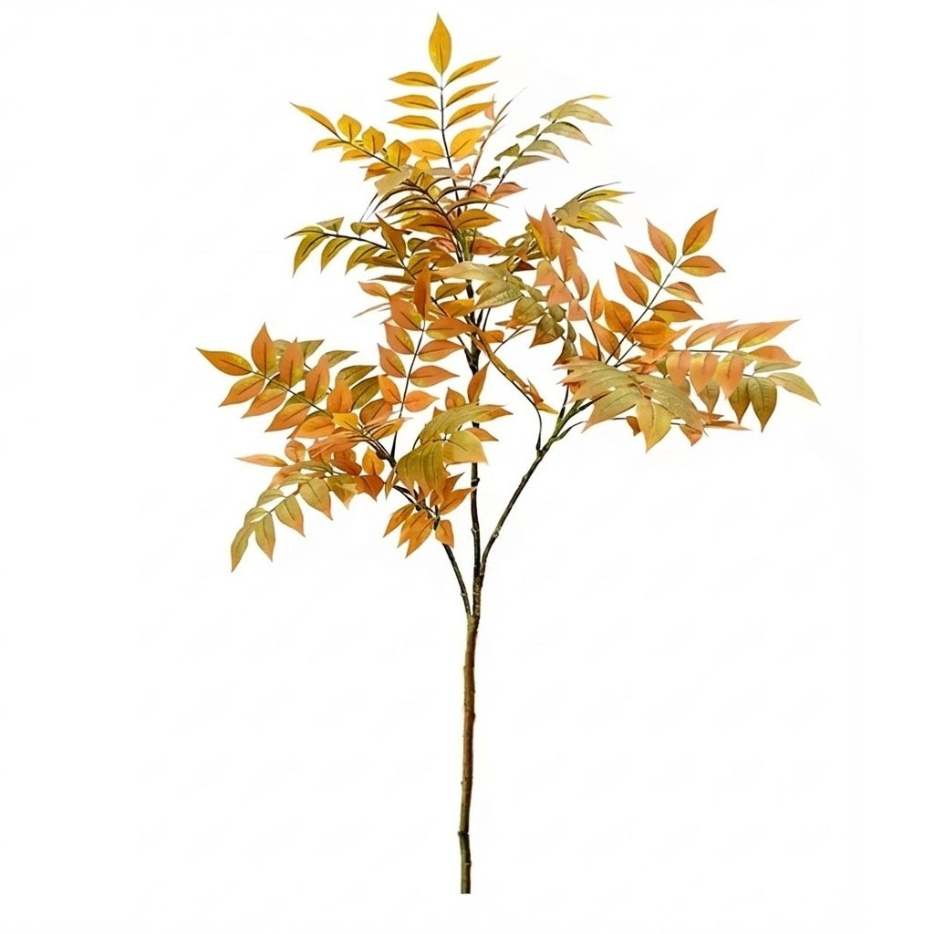 Artificial Orange Caladium Plant 120cm