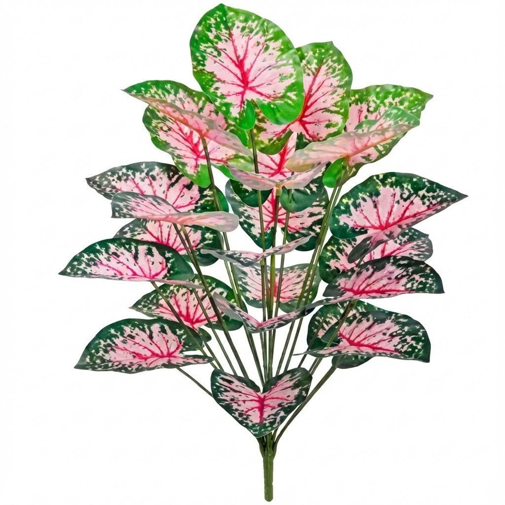 Artificial Pink Caladium Plant 102cm