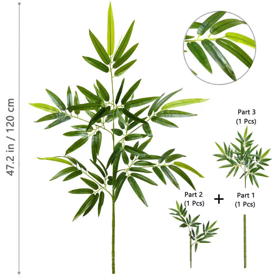 Artificial Bamboo Leaves 120cm