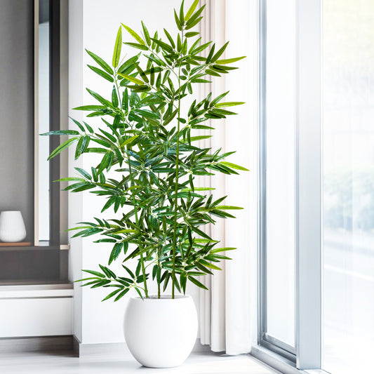 Artificial Bamboo Plant Leaves 210cm