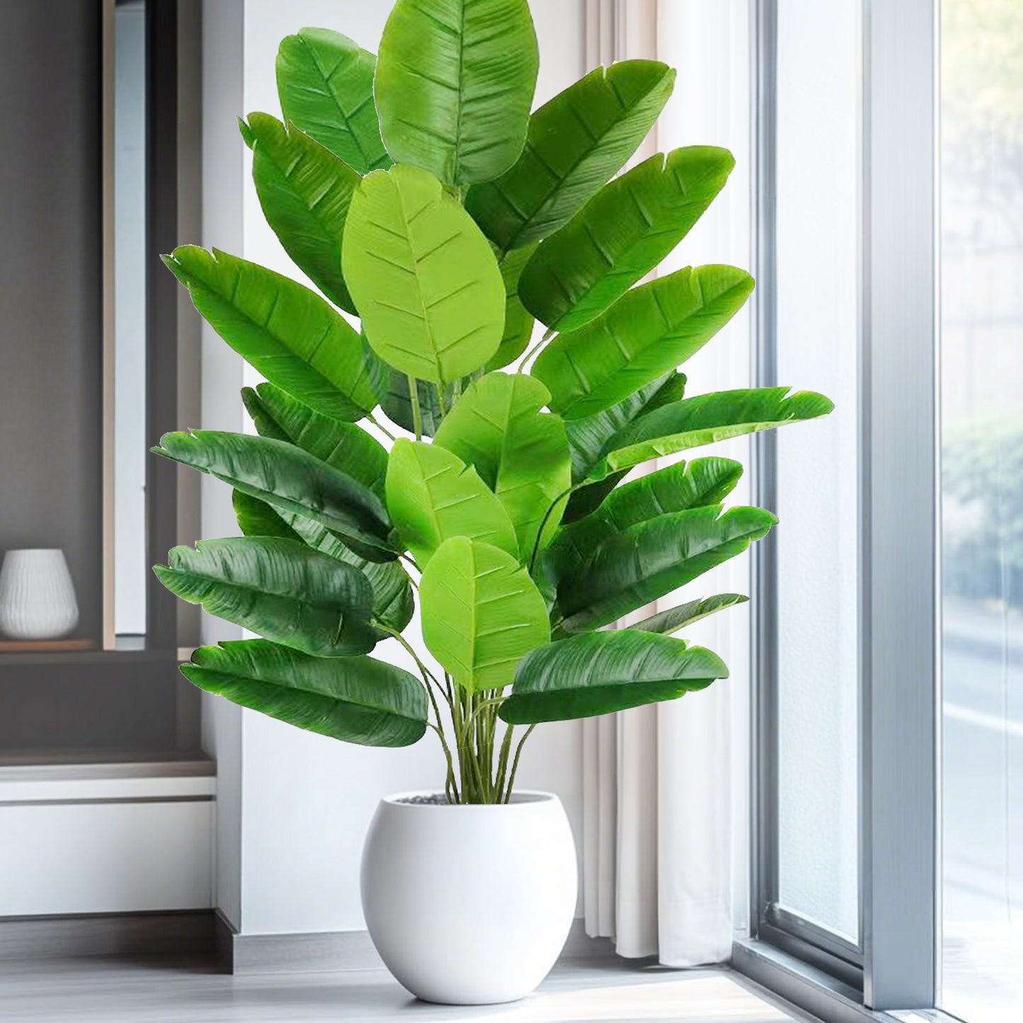 Artificial Banana Plant Leaves 120cm