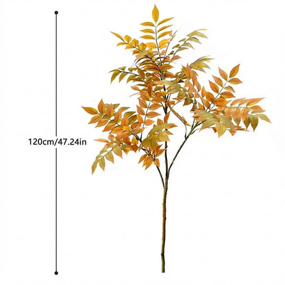 Artificial Orange Caladium Plant 120cm